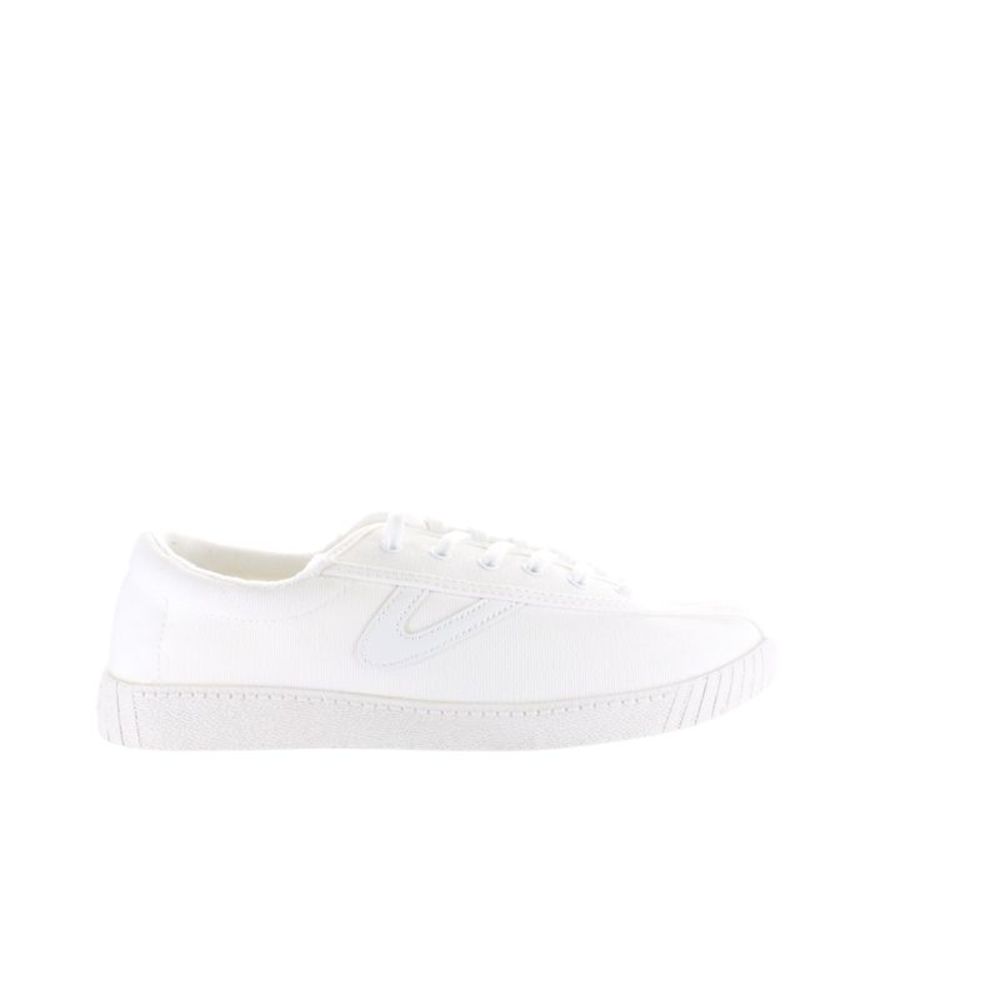 Tretorn Womens Nylite Plus Canvas White Fashion Sneaker Size 10 Medium (B, M)